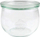 Set kavanozash qelqi Jata WECK Tulip 580ml, 6 copë, transparent