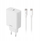 Karikues telefoni Maxlife MXTC-10-20C, 20W PD QC, USB-C me kabllo USB-C, i bardhë