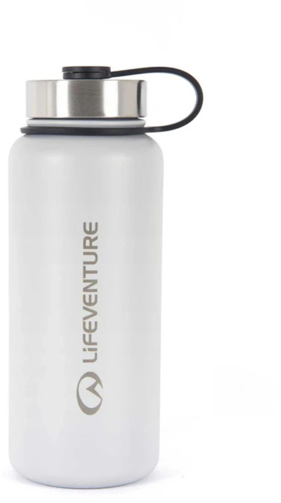 Шише за вода Lifeventure, 1L, нерѓосувачки челик со вакуум изолација, капак против протекување