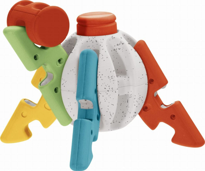 Lodër edukative Chicco 2n1 Transform a Ball ECO Plus, sorter formash, puzzle për tu grumbullu, shumëngjyrëshe