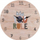 Orë muri H&amp;S Collection Kids, MDF, Ø33cm, ngjyrë druri natyrale