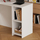 Tavolinë këndore Shig 140×120×75 Hcm (HM2135.03), bardhë