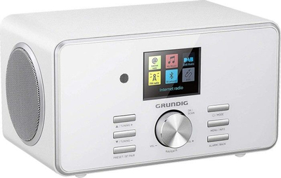 Radio portabël Grundig DTR 5000 X, DAB DAB+ FM, Bluetooth, e bardhë