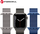 Rrip dore FORCELL F-Design FA03 për Apple Watch 38 40 41mm, çelik inox, blu