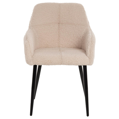Kolltuk Shelly 57x55x87Hcm (HM8591.02), bardhë/ zezë