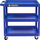 Karioçe pune Forsage Workshop Tool Trolley, me 3 rafte, çelik, e kuqe