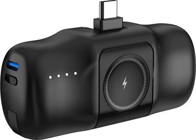 Powerbank Wozinsky WF16-YCS, 5000mAh, 15W USB-C me kabllo t’integrume, i zi