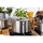 Set tenxhere ZWILLING Trueflow 9 pjesë, çelik inox, kapak xhami