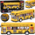 Autobus lodër ToyStar City Bus ZA5222, drita dhe tinguj, i verdhë