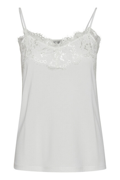 Maicë Ichi Tank Top IHLIKE, e bardhë