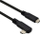 Kabllo USB ROLINE 3.2 Gen 2x2, USB C në USB C, 20 Gbit/s, 1 m, i zi