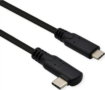Kabllo USB ROLINE 3.2 Gen 2x2, USB C në USB C, 20 Gbit/s, 1 m, i zi