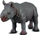 Figurë lodër Collecta Young White Rhinoceros, rinoceront i bardhë i ri, shumëngjyrëshe