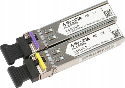 Modul SFP MikroTik S-4554LC80D, 1.25Gb/s, 80km, single mode
