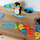 Lodër mësimi Woopie Penguin Balance për numrat, 19 figura pinguini, me ngjyra