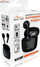 Kufje Bluetooth TWS 5.3 in-ear, 15 orë, me kuti karikimi, të zeza