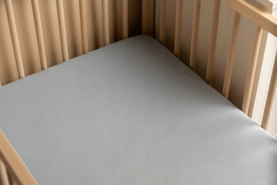 Çarçaf mbrojtës për krevat kalamajsh, i papërshkueshëm nga uji, 120x60 cm, i bardhë