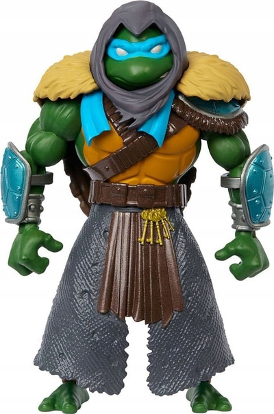 Figurine aksioni Mattel Masters of the Universe Origins Turtles of Grayskull Stealth Ninja Leonardo, 14cm, me artikulime, shumëngjyrëshe