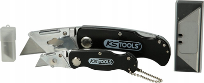 Set thika palosëse KS Tools 907.2172, teh 0.5mm, metalike, të zeza