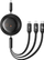 Kabllo karikimi Baseus Free2Draw 3in1, USB C Lightning Micro USB, 100W 1.1m, e zezë
