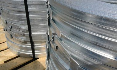 Shufër e sheshtë çeliku TIGA ZINC 40x4, e galvanizuar, gjatësi 20 m, gri metalike