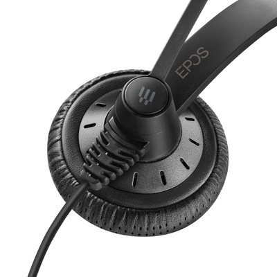 Kufje Epos Impact SC 75, me kabllo, USB dhe 3.5mm, ngjyrë e zezë