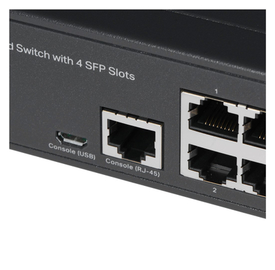 Switch i menaxhuar TP-Link TL-SG3428, 24 porta Gigabit, 4 slote SFP