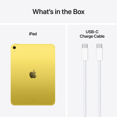 Apple iPad (A16), 11", Cellular, 512GB, Yellow