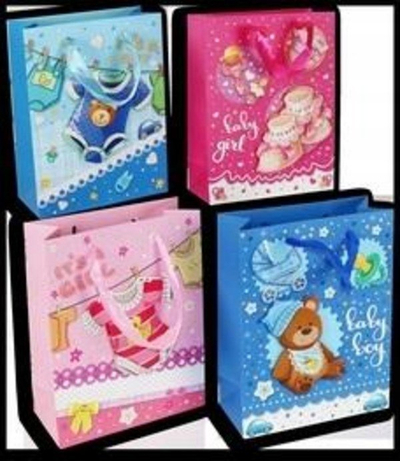Qese dhurate Kalpol Gift Bag, 30x39x12cm, letër e laminume, dizajn MIX