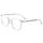 Syze elegante optike me dioptri 1.0, kornizë elastike, transparente