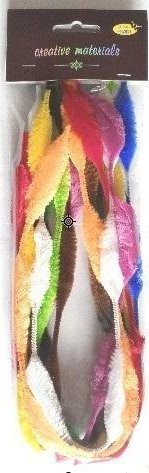 Shkopinj chenille Galeria Hobby Colorful, 50cm, set me 10 copë, shumëngjyrëshe