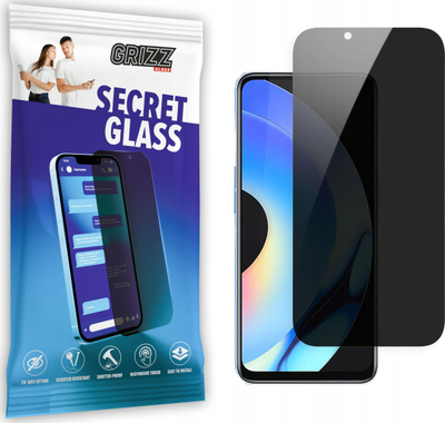 Mbrojtës ekrani Grizz SecretGlass për Realme 10s, xham privatësie, i tejdukshëm