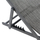 Karrige lounge profesionale KEA, alumin & textilene, 59.5×102.5×94 cm (HM5076.10), gri