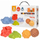 Set lodrash Montessori Tullo 498, mjete sensorike 5 copë, tekstura të ndryshme, shumëngjyrëshe
