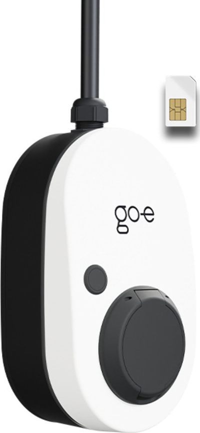 Karikues muri Go-e Charger Gemini 2.0 CH-05-22-51, 22 kW, Type 2, i bardhë
