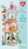 Kulla lodër Djeco Arty Toys Ze Princess Tower, 51 cm, shumëngjyrëshe