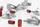 Set dado rafti PATCHBOX dev mount, 19", 50 copë, metalik