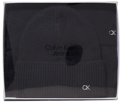 Set Kapele dhe shall për femra Calvin Klein, të zeza