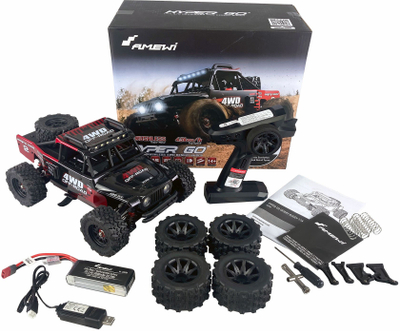 Makina buggy Amewi Desert Hyper Go, 4x4, gati për lojë, shumëngjyrëshe