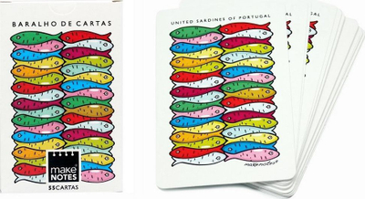 Letra loje MakeNotes Sardines, 55 letra, të bardha