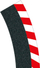 Set aksesorësh pistë Carrera Digital 4007486205642, kthesa 1/30, 6 copë, e kuqe e bardhë