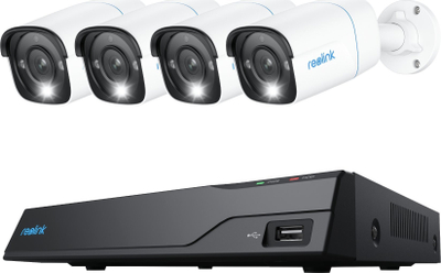 Sistem sigurie Reolink NVS8-8MB4, 8 kanale, 4K, i bardhë