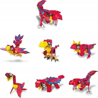 Lodër ndërtimi LaQ Educational Blocks Tyrannosaurus, 300 pjesë, 6+ vjeç, shumëngjyrëshe