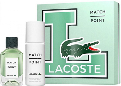 Set për trup Lacoste Match Point, EDT 100 ml + Deodorant 150 ml