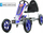 Gokart me pedale Ramiz Full Ahead Air, për fëmijë 3 8 vjeç, ngarkesa 50 kg, blu