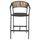 Stol bari alumini 56×58×105 cm (HM5892.01), gri