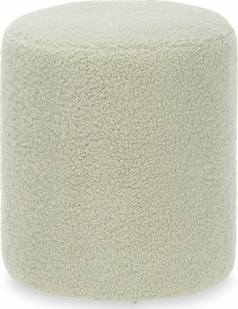 Pouf dekorativ Green, 32 x 36 x 32 cm, pëlhurë, jeshil i çelët