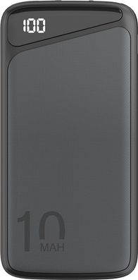 Powerbank Wentronic Goobay Slimline 53935, 10000mAh, portativ, e zezë