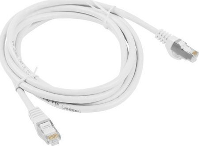 Kabllo Lanberg Patchcord Kat.6 Ftp 0.5m, e bardhë