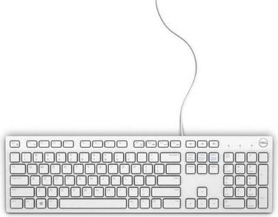 Tastierë Dell KB216, USB, layout gjerman QWERTZ, e bardhë